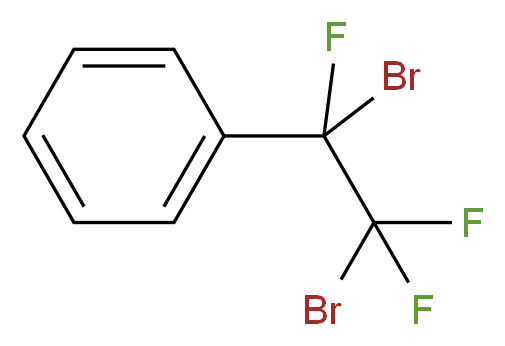 (1,2-dibromo-1,2,2-trifluoroethyl)benzene_分子结构_CAS_40193-72-4