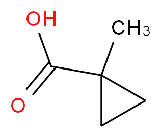 1-Methylcyclopropane-1-carboxylic acid_分子结构_CAS_)