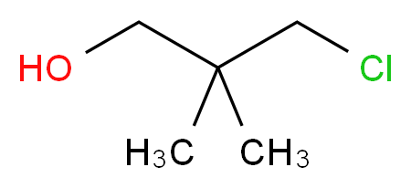 3-chloro-2,2-dimethylpropan-1-ol_分子结构_CAS_13401-56-4