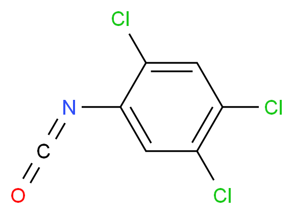 2,4,5-TRICHLOROPHENYLISOCYANATE_分子结构_CAS_26328-35-8)