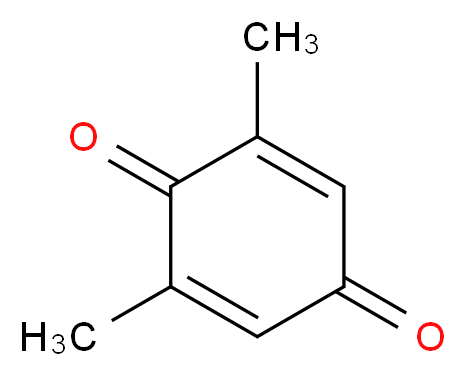 2,6-dimethylcyclohexa-2,5-diene-1,4-dione_分子结构_CAS_527-61-7