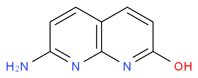 2-Amino-7-hydroxy-1,8-naphthridine_分子结构_CAS_1931-44-8)