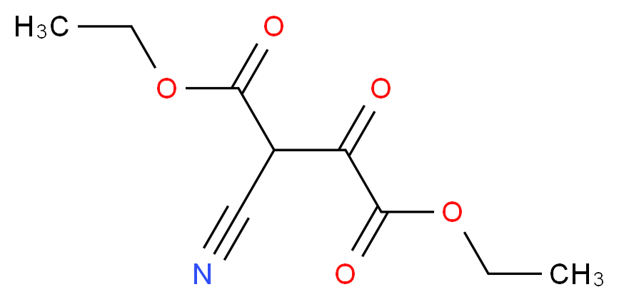 1,4-diethyl 2-cyano-3-oxobutanedioate_分子结构_CAS_134541-15-4