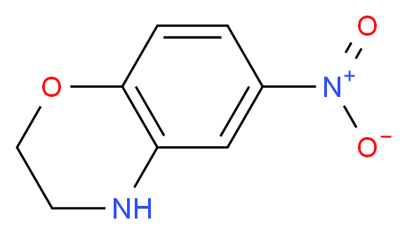 6-Nitro-3,4-dihydro-2H-1,4-benzoxazine_分子结构_CAS_28226-22-4)