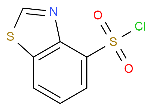 1,3-Benzothiazole-4-sulfonyl Chloride_分子结构_CAS_149575-65-5)