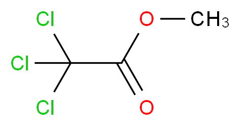 三氯乙酸甲酯_分子结构_CAS_598-99-2)