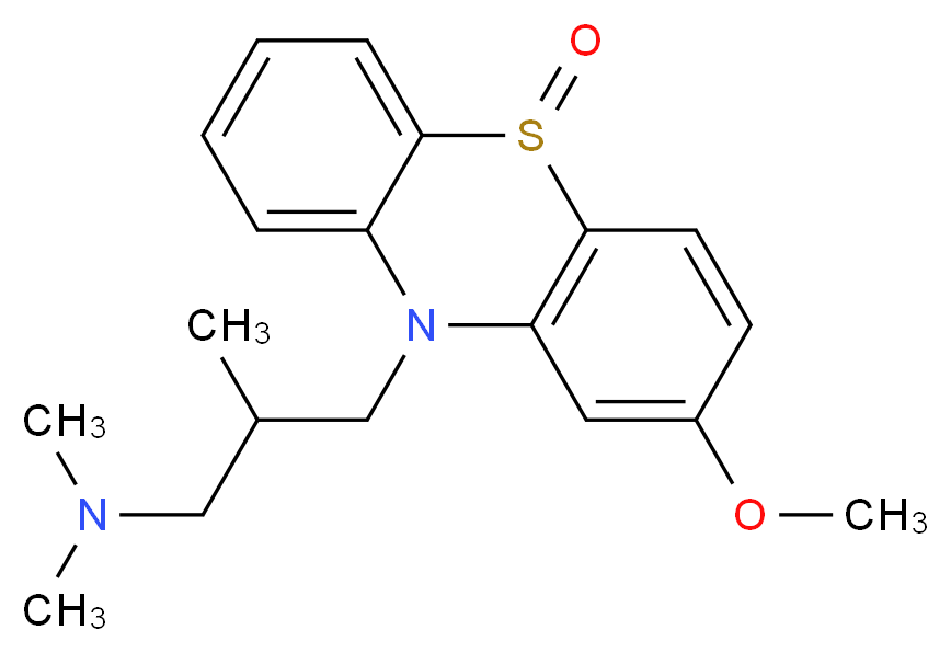 10-[3-(dimethylamino)-2-methylpropyl]-2-methoxy-10H-5λ<sup>4</sup>,10-phenothiazin-5-one_分子结构_CAS_7606-29-3