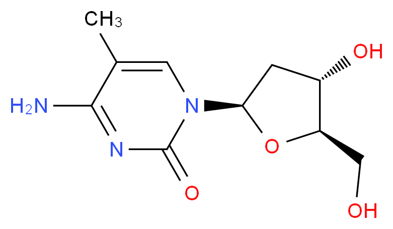 5-甲基-2′-脱氧胞苷_分子结构_CAS_838-07-3)