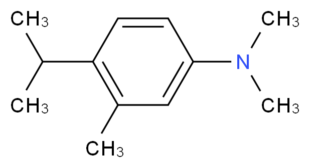 4-Isopropyl-N,N,3-trimethylaniline 97%_分子结构_CAS_)