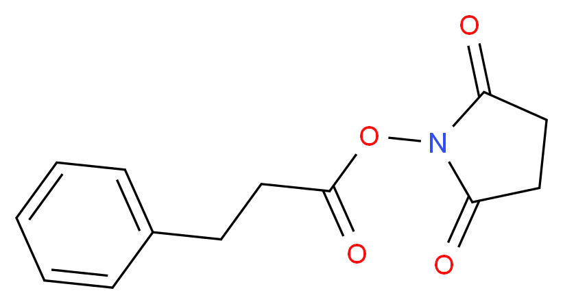 2,5-dioxopyrrolidin-1-yl 3-phenylpropanoate_分子结构_CAS_109318-10-7