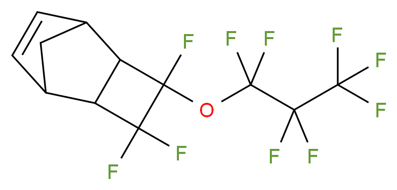 4-(Perfluoropropoxy)-3,3,4-trifluorotricyclo[4.2.1.0~2,5~]non-7-ene_分子结构_CAS_262617-19-6)