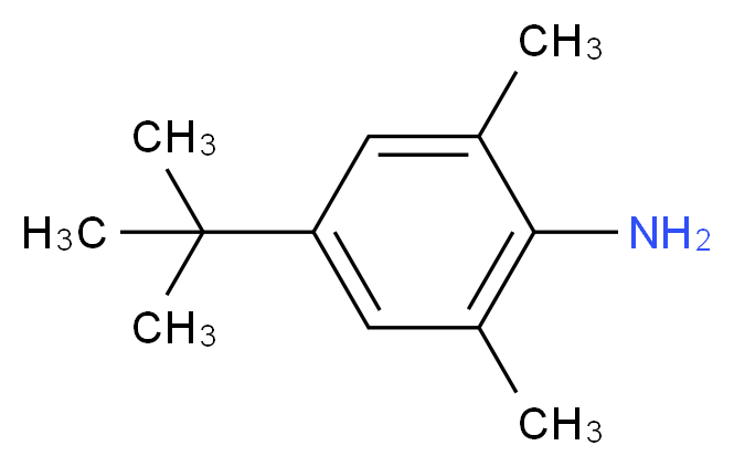 4-tert-Butyl-2,6-dimethylaniline_分子结构_CAS_42014-60-8)