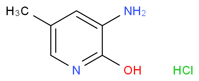 3-Amino-5-methylpyridin-2-ol hydrochloride_分子结构_CAS_1257665-07-8)