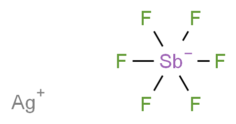 SILVER HEXAFLUOROANTIMONATE_分子结构_CAS_26042-64-8)