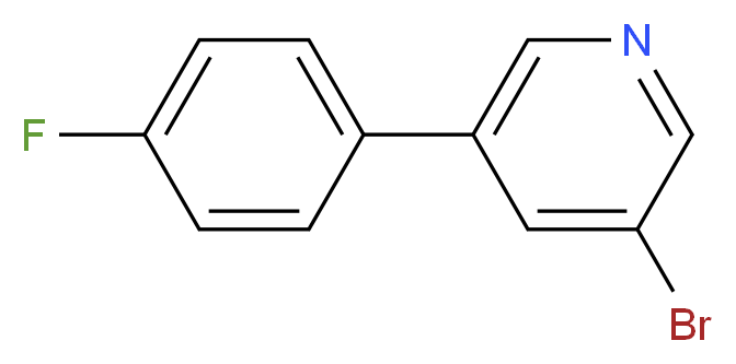 3-Bromo-5-(4-fluorophenyl)pyridine_分子结构_CAS_675590-04-2)