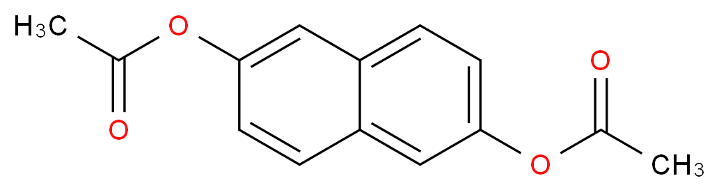 6-(acetyloxy)naphthalen-2-yl acetate_分子结构_CAS_22426-47-7