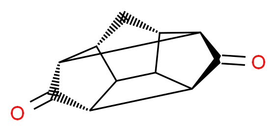 (1R,2R,3R,5S,6S,7R,9R,10R)-pentacyclo[5.4.0.0<sup>2</sup>,<sup>6</sup>.0<sup>3</sup>,<sup>1</sup><sup>0</sup>.0<sup>5</sup>,<sup>9</sup>]undecane-8,11-dione_分子结构_CAS_2958-72-7