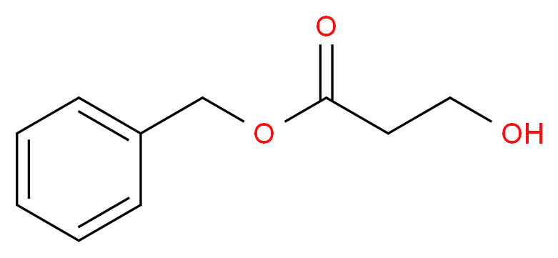 benzyl 3-hydroxypropanoate_分子结构_CAS_14464-10-9