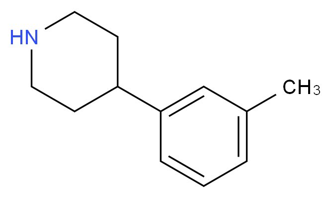 4-(3-Methylphenyl)piperidine_分子结构_CAS_111153-83-4)