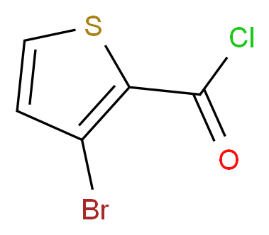 3-bromothiophene-2-carbonyl chloride_分子结构_CAS_25796-68-3)