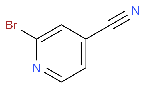 2-Bromoisonicotinonitrile_分子结构_CAS_10386-27-3)