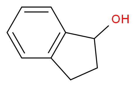 2,3-dihydro-1H-inden-1-ol_分子结构_CAS_6351-10-6