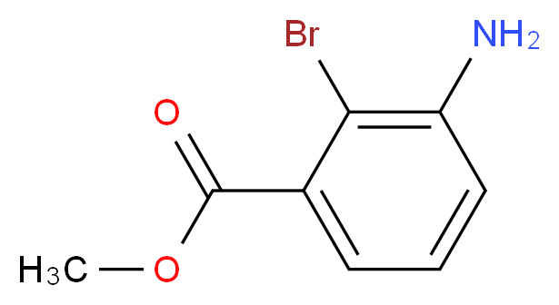 Methyl 3-amino-2-bromobenzoate_分子结构_CAS_106896-48-4)