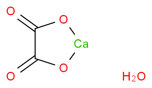 草酸钙 一水合物_分子结构_CAS_5794-28-5)