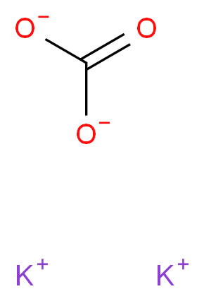 Potassium carbonate_分子结构_CAS_584-08-7)