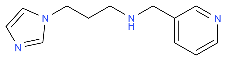 3-(1H-imidazol-1-yl)-N-(3-pyridinylmethyl)-1-propanamine_分子结构_CAS_136469-91-5)