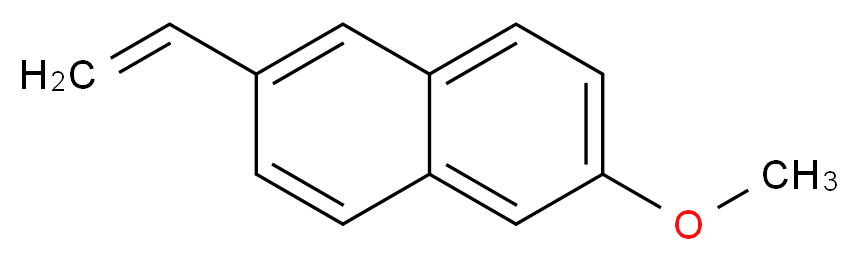 2-ethenyl-6-methoxynaphthalene_分子结构_CAS_63444-51-9