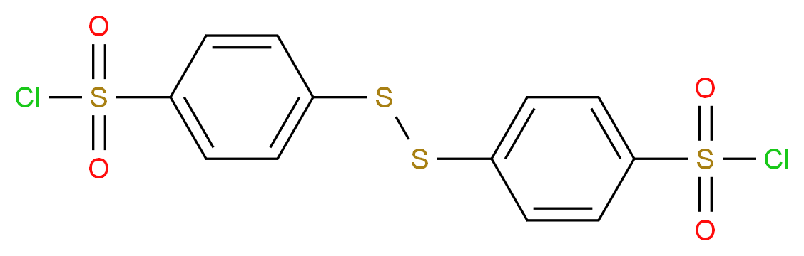 Bis(4-chlorosulphonylphenyl)disulphide_分子结构_CAS_27738-91-6)