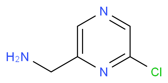 (6-chloropyrazin-2-yl)methanamine_分子结构_CAS_1060814-52-9)