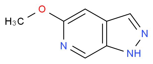5-Methoxy-1H-pyrazolo[3,4-c]pyridine_分子结构_CAS_76006-07-0)