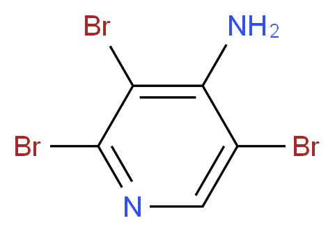 4-Amino-2,3,5-tribromopyridine_分子结构_CAS_861024-31-9)