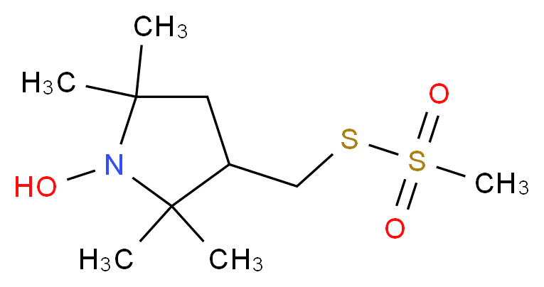 (1-Oxyl-2,2,5,5-tetramethylpyrrolidin-3-yl) Methyl Methanethiosulfonate_分子结构_CAS_201403-46-5)