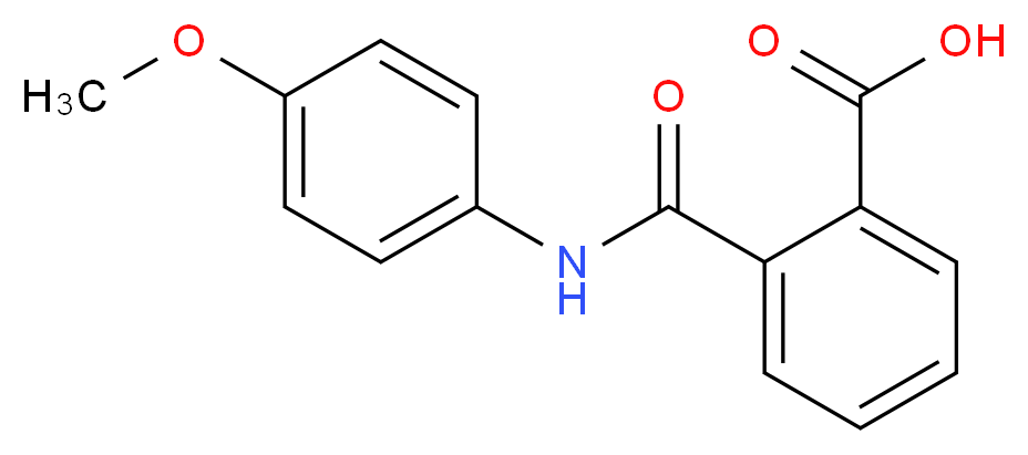2-(4-Methoxyphenylcarbamoyl)benzoic acid_分子结构_CAS_7554-80-5)