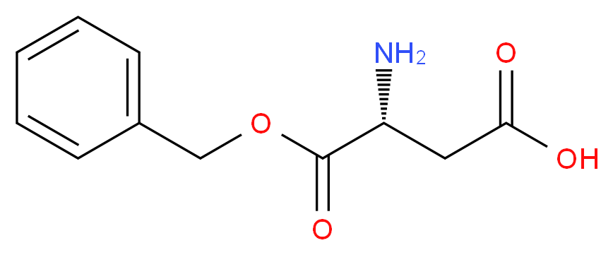 (3R)-3-amino-4-(benzyloxy)-4-oxobutanoic acid_分子结构_CAS_6367-42-6