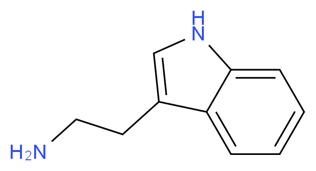 2-(1H-indol-3-yl)ethan-1-amine_分子结构_CAS_61-54-1