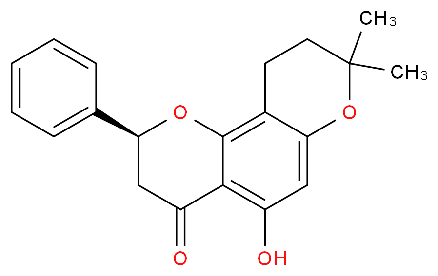 (4S)-8-hydroxy-12,12-dimethyl-4-phenyl-3,11-dioxatricyclo[8.4.0.0<sup>2</sup>,<sup>7</sup>]tetradeca-1,7,9-trien-6-one_分子结构_CAS_104055-79-0