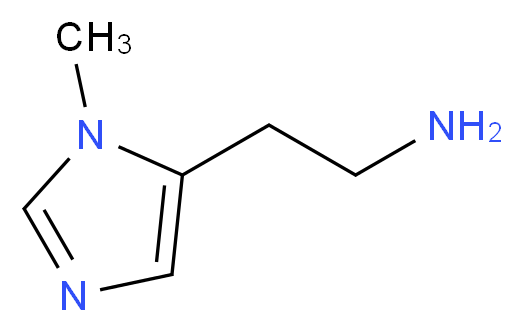 2-(1-methyl-1H-imidazol-5-yl)ethan-1-amine_分子结构_CAS_36475-47-5