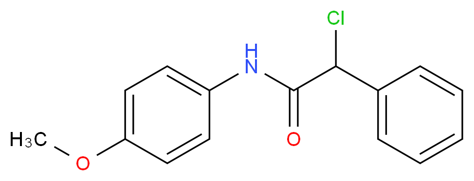 2-chloro-N-(4-methoxyphenyl)-2-phenylacetamide_分子结构_CAS_10295-48-4)