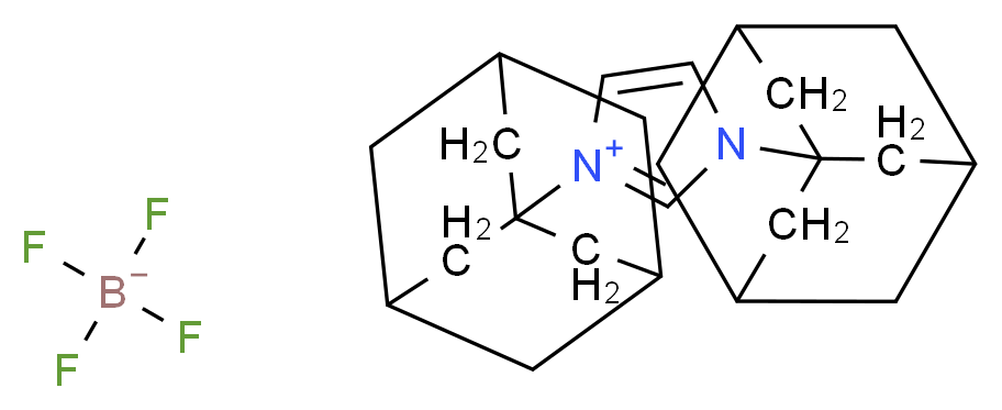 1,3-bis(adamantan-1-yl)-3H-1λ<sup>5</sup>-imidazol-1-ylium; tetrafluoroboranuide_分子结构_CAS_286014-42-4