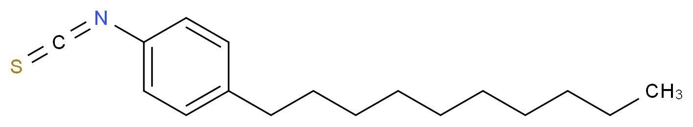 1-decyl-4-isothiocyanatobenzene_分子结构_CAS_206559-54-8