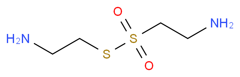 2-Aminoethyl 2-Aminoethanethiosulfonate Dihydrochloride_分子结构_CAS_10027-70-0)