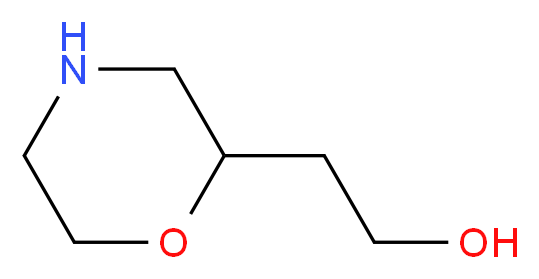 2-morpholin-2-ylethanol_分子结构_CAS_132995-76-7)