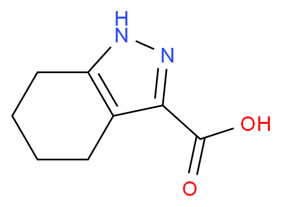 4,5,6,7-Tetrahydro-1H-indazole-3-carboxylic acid_分子结构_CAS_)