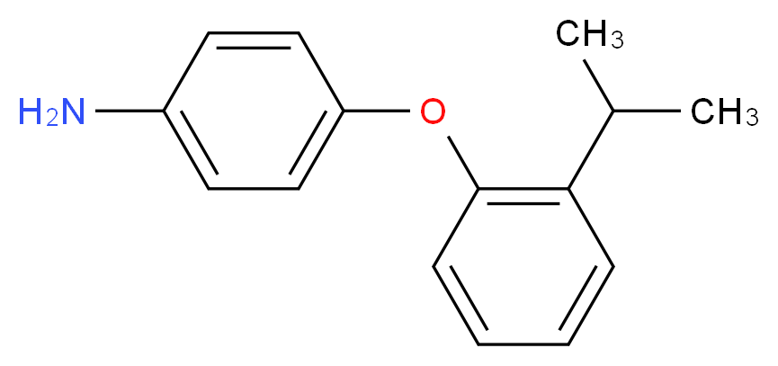 4-(2-Isopropylphenoxy)aniline_分子结构_CAS_)