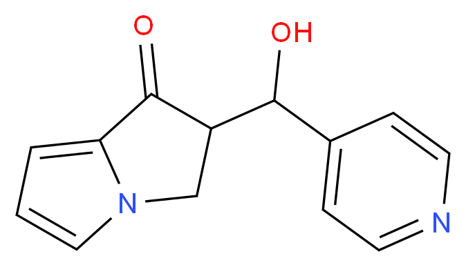 2-[hydroxy(pyridin-4-yl)methyl]-2,3-dihydro-1H-pyrrolizin-1-one_分子结构_CAS_)