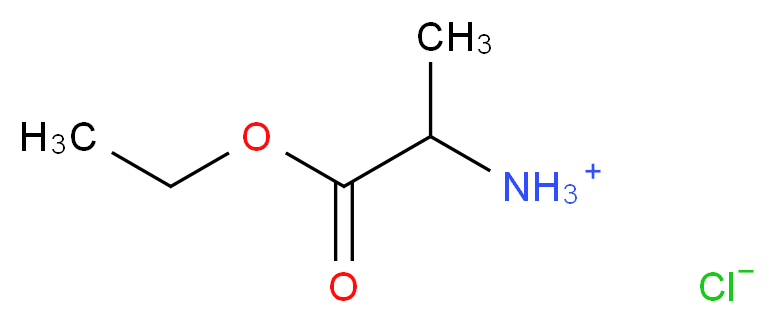 1-ethoxy-1-oxopropan-2-aminium chloride_分子结构_CAS_617-27-6